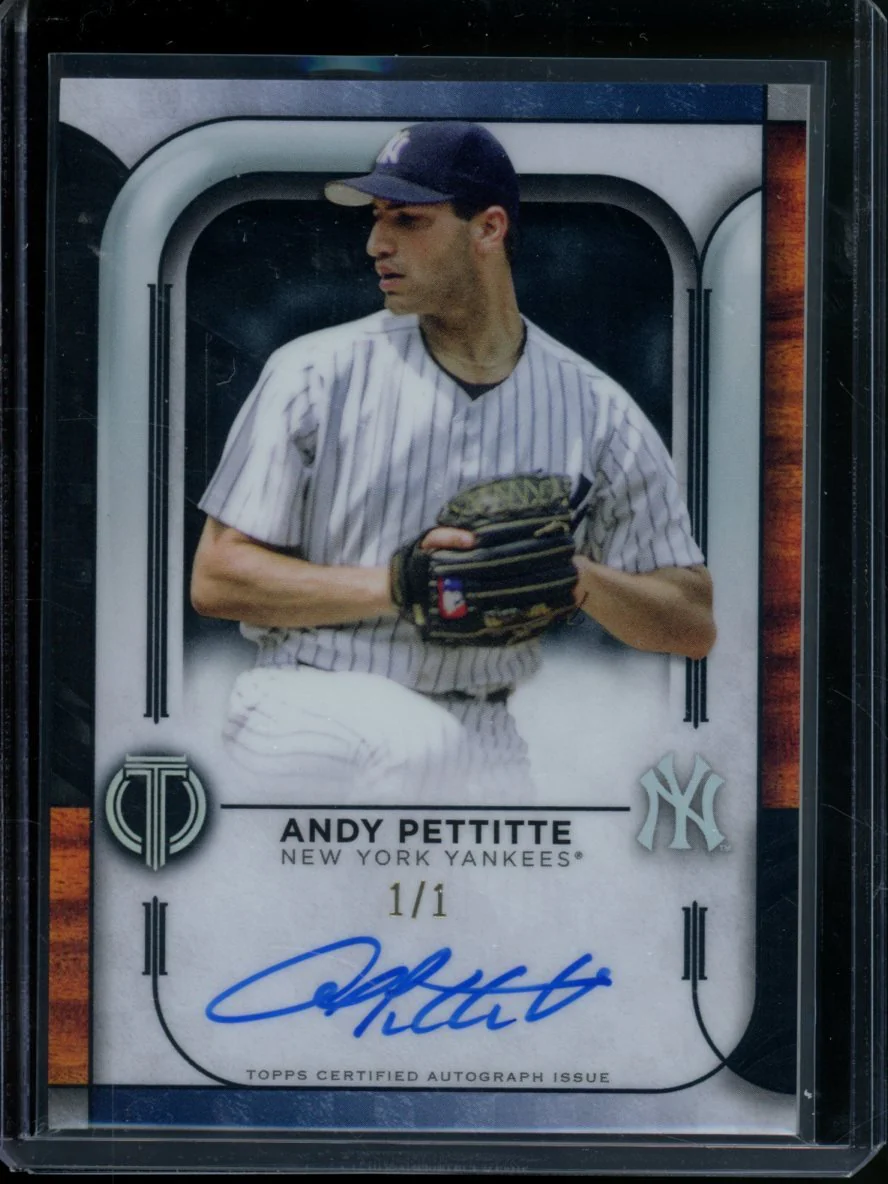 2022 Topps Tribute Andy Pettitte Auto 1/1 Yankees