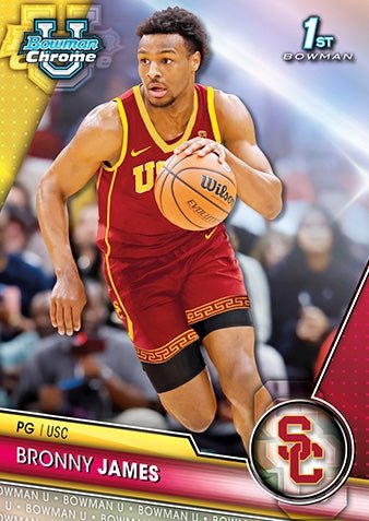 2023/24 Bowman Chrome University Basketball Hobby Box - Image 3