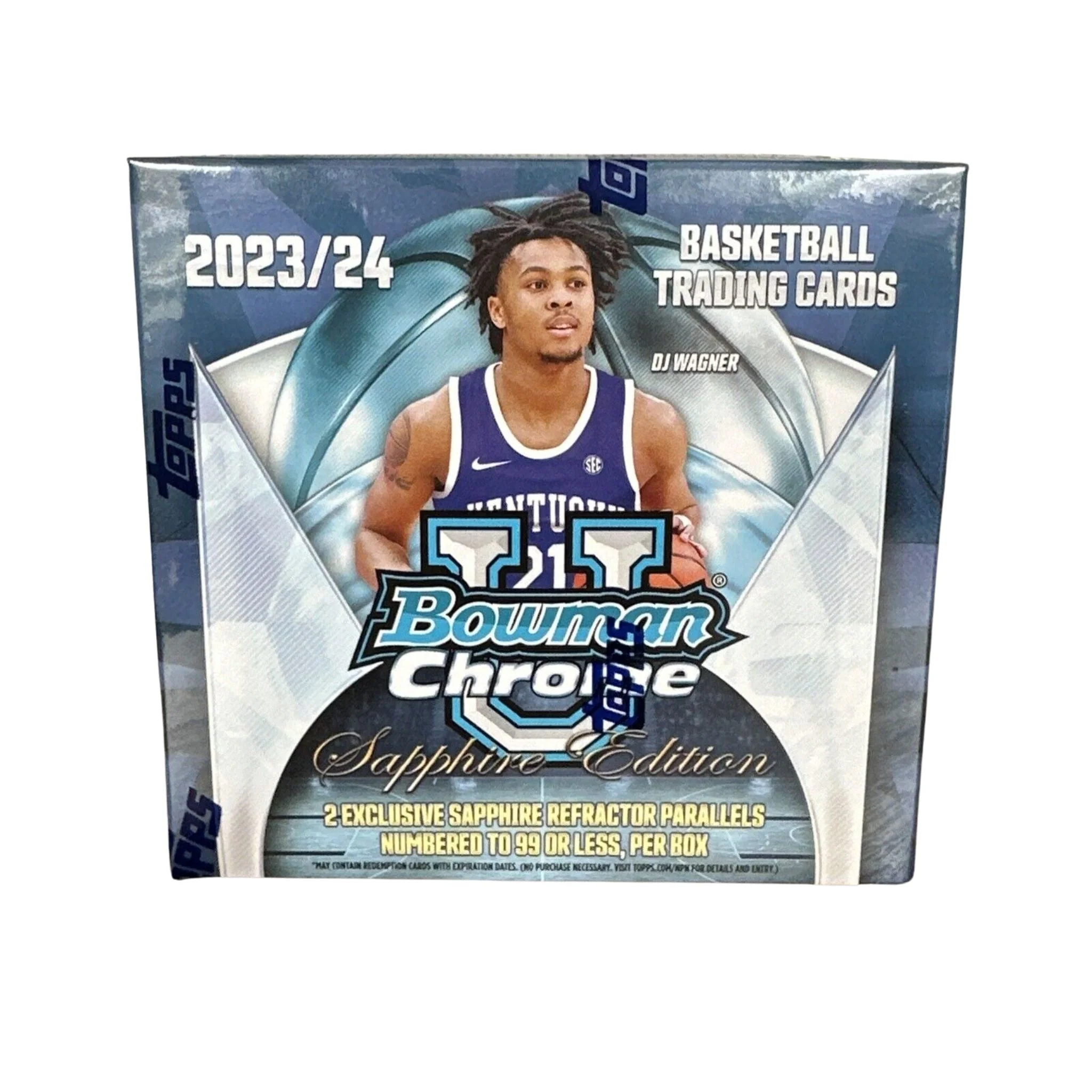 2023/24 Bowman University Chrome Basketball Sapphire Box