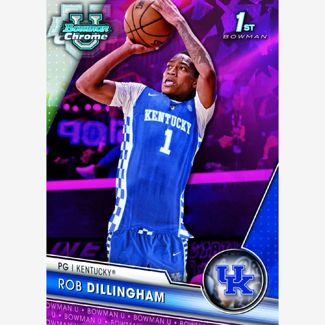 2023/24 Bowman University Chrome Basketball Sapphire Box - Image 10