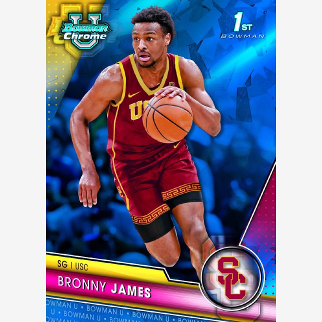 2023/24 Bowman University Chrome Basketball Sapphire Box - Image 3