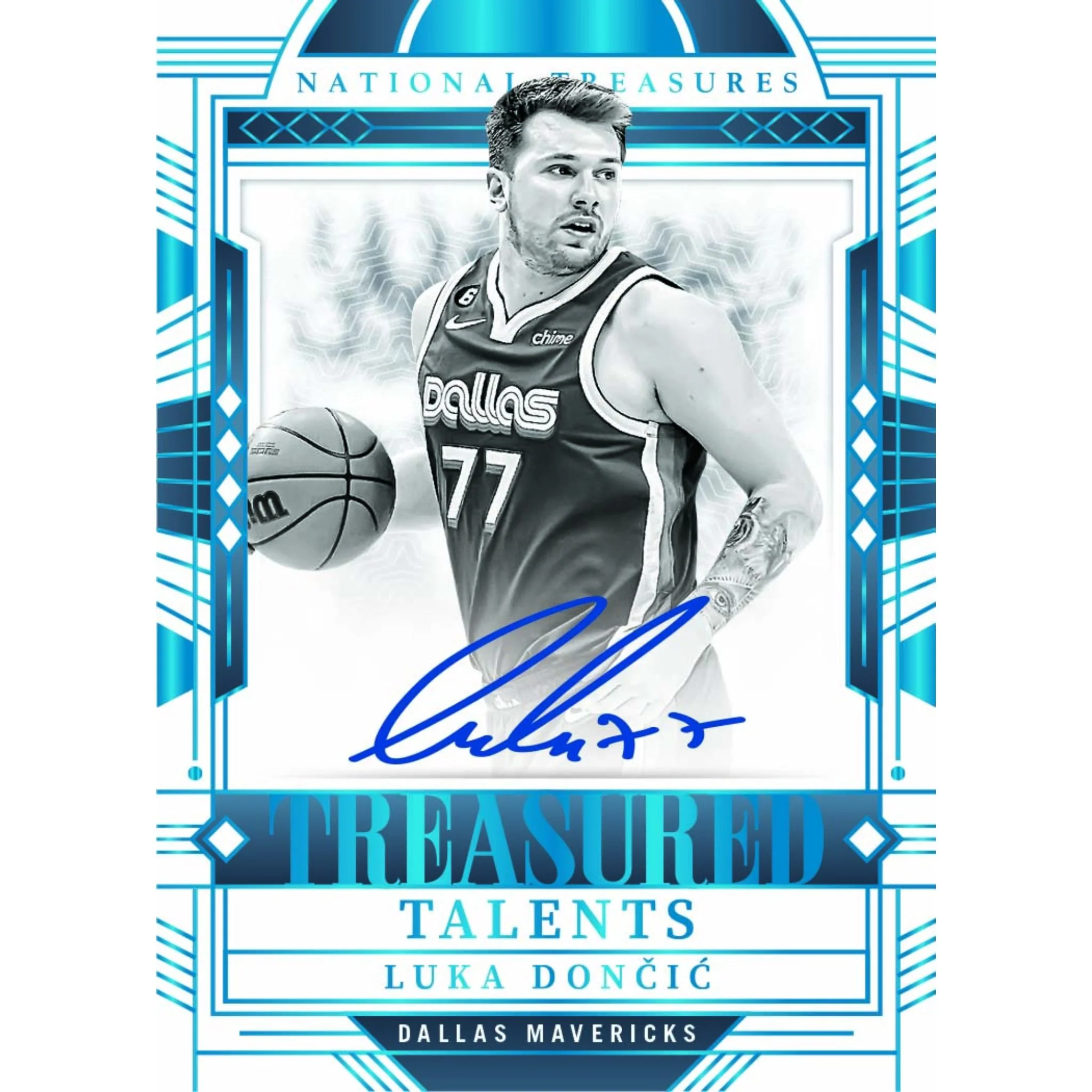 2023/24 Panini National Treasures Basketball Hobby Box - Image 4
