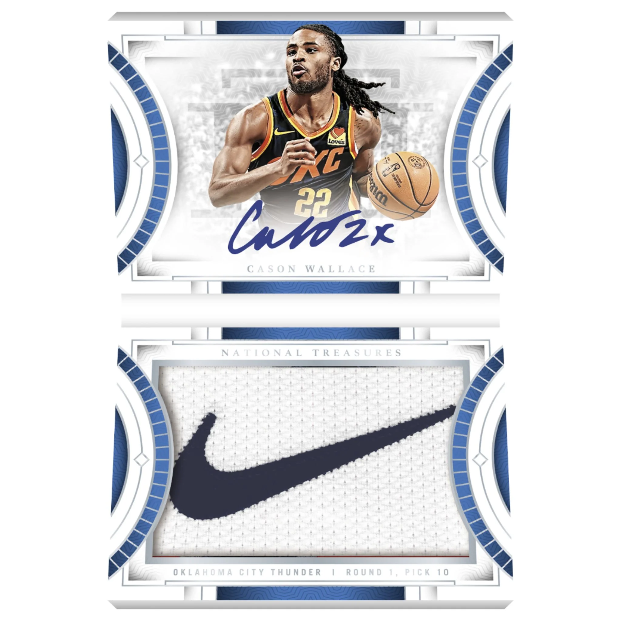 2023/24 Panini National Treasures Basketball Hobby Box - Image 8
