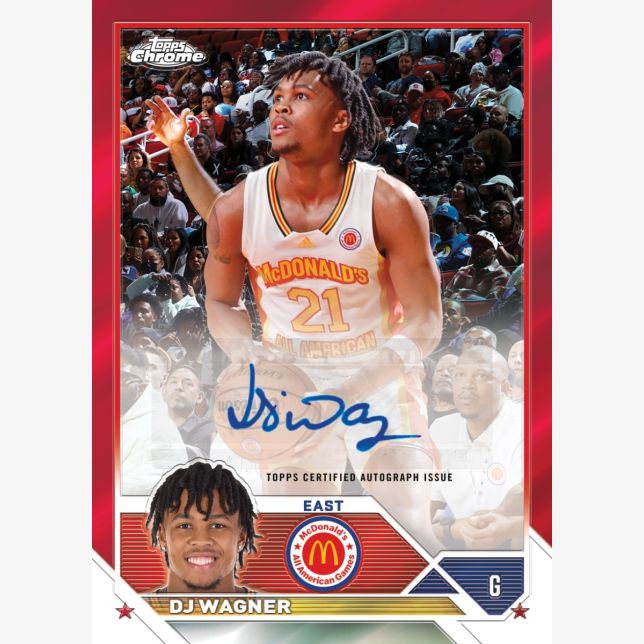 2023 Topps Chrome McDonalds All-American Basketball Hobby Box - Image 4