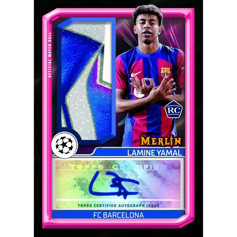 2023/24 Topps Chrome Merlin UEFA Club Competitions Soccer Hobby Box - Image 7
