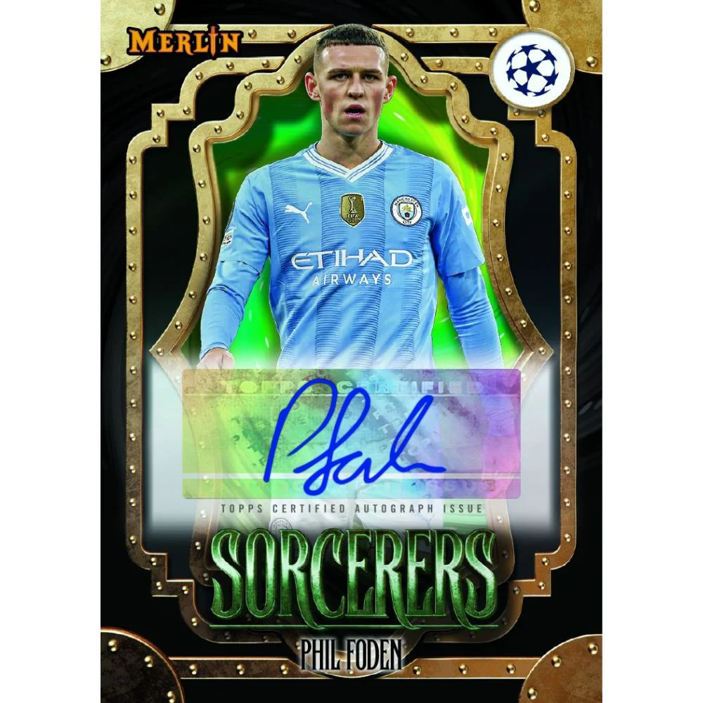 2023/24 Topps Chrome Merlin UEFA Club Competitions Soccer Hobby Box - Image 9