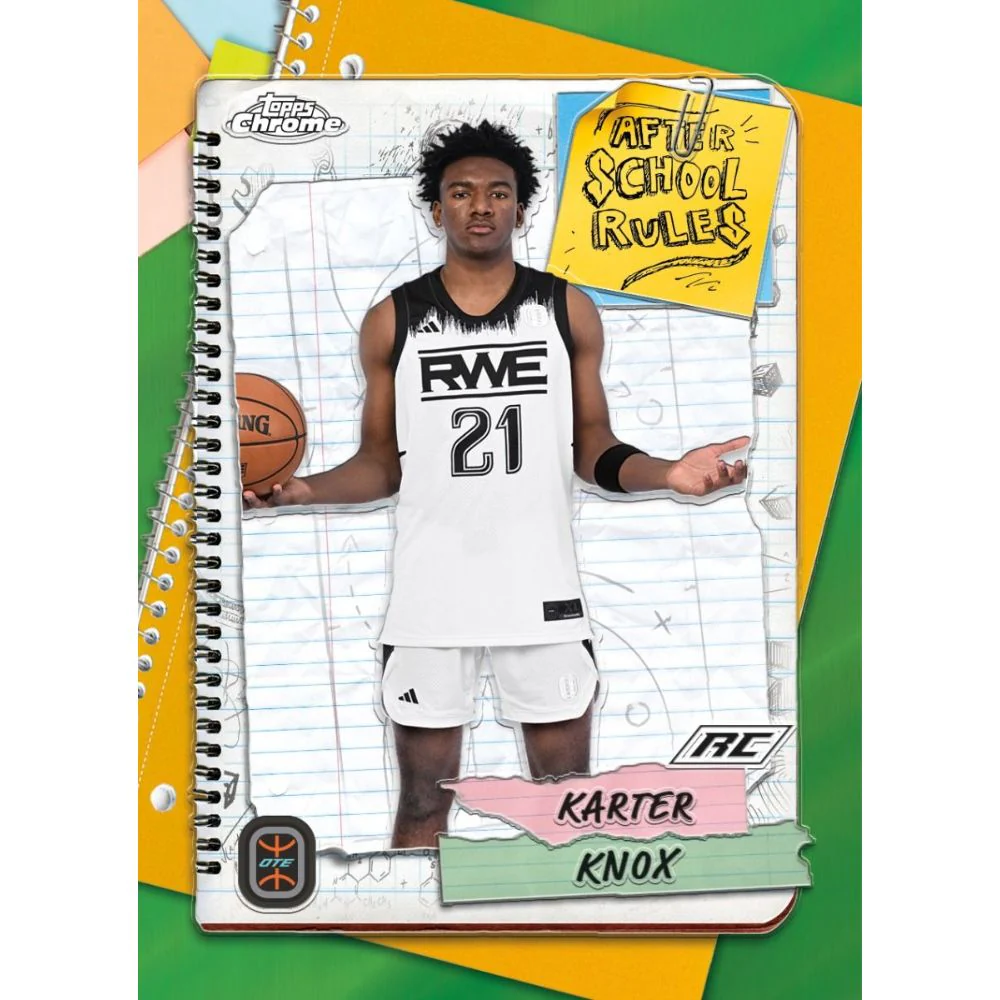 2023/24 Topps Chrome Overtime Elite Basketball Hobby Box - Image 8