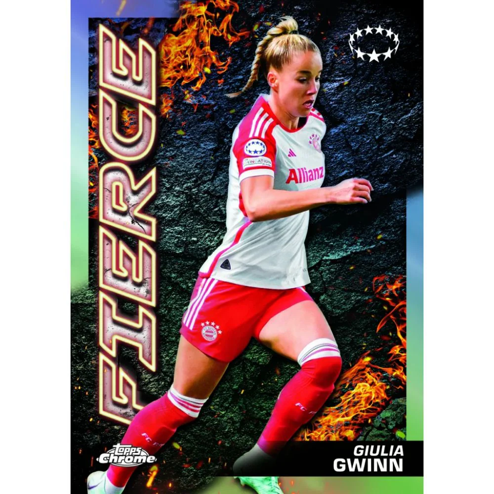 2023/24 Topps Chrome UEFA Women's Champions League Soccer Hobby Box - Image 5