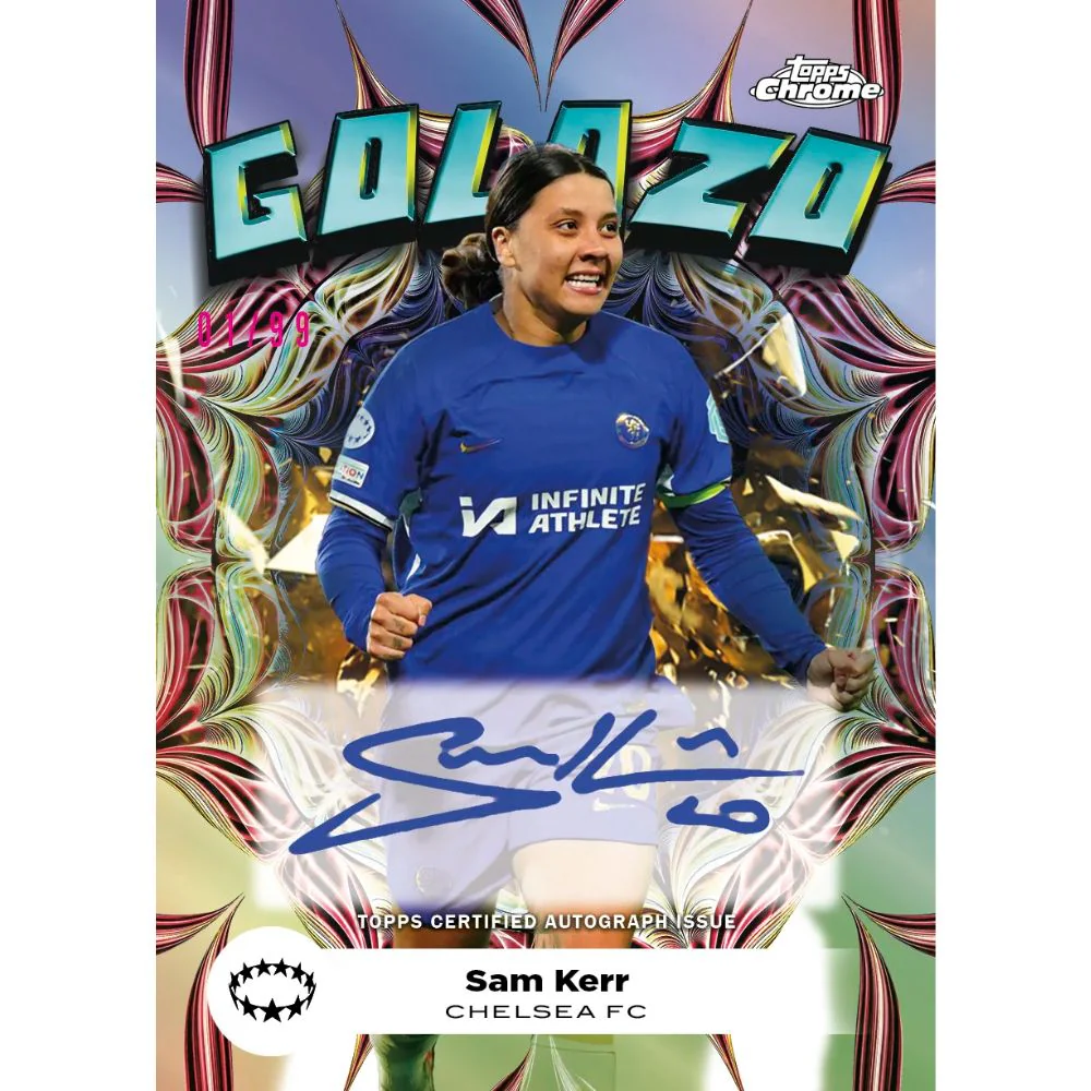 2023/24 Topps Chrome UEFA Women's Champions League Soccer Hobby Box - Image 7