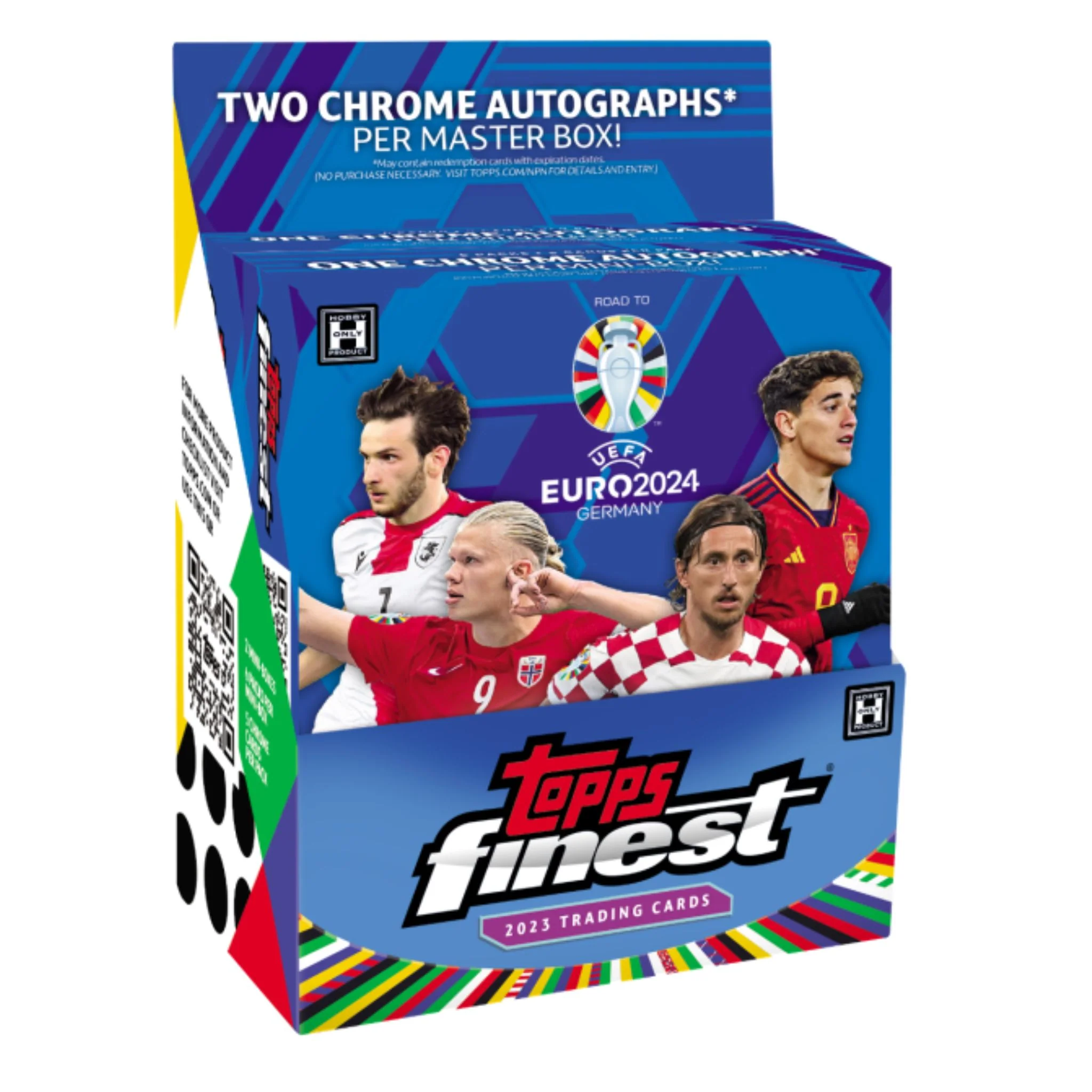 2023 Topps Finest Road to UEFA Euro 2024 Soccer Hobby Box - Image 2
