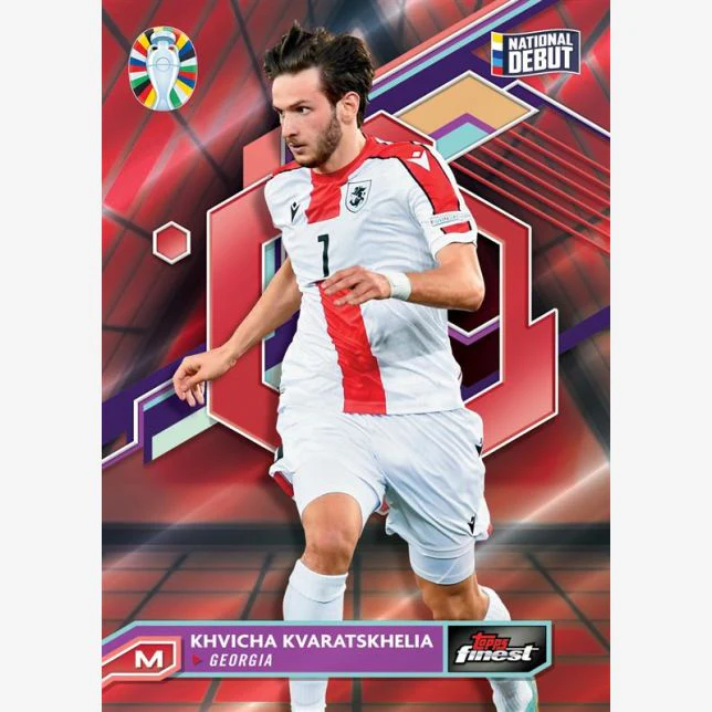 2023 Topps Finest Road to UEFA Euro 2024 Soccer Hobby Box - Image 6