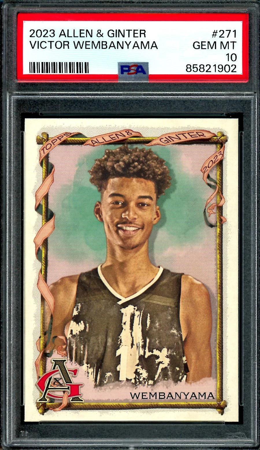 2023 Allen & Ginter Victor Wembanyama Rookie PSA 10 Spurs