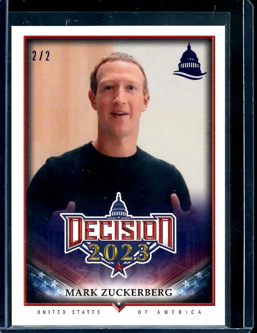 2023 Benchwarmers Decision Mark Zuckerberg /2 CEO Facebook