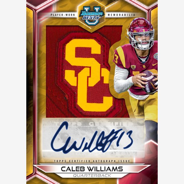 2023 Bowman Best University Football Breakers Delight Hobby Box - Image 6
