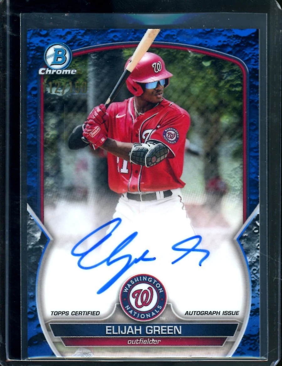 2023 Bowman Chrome Elijah Green Auto /150 Nationals