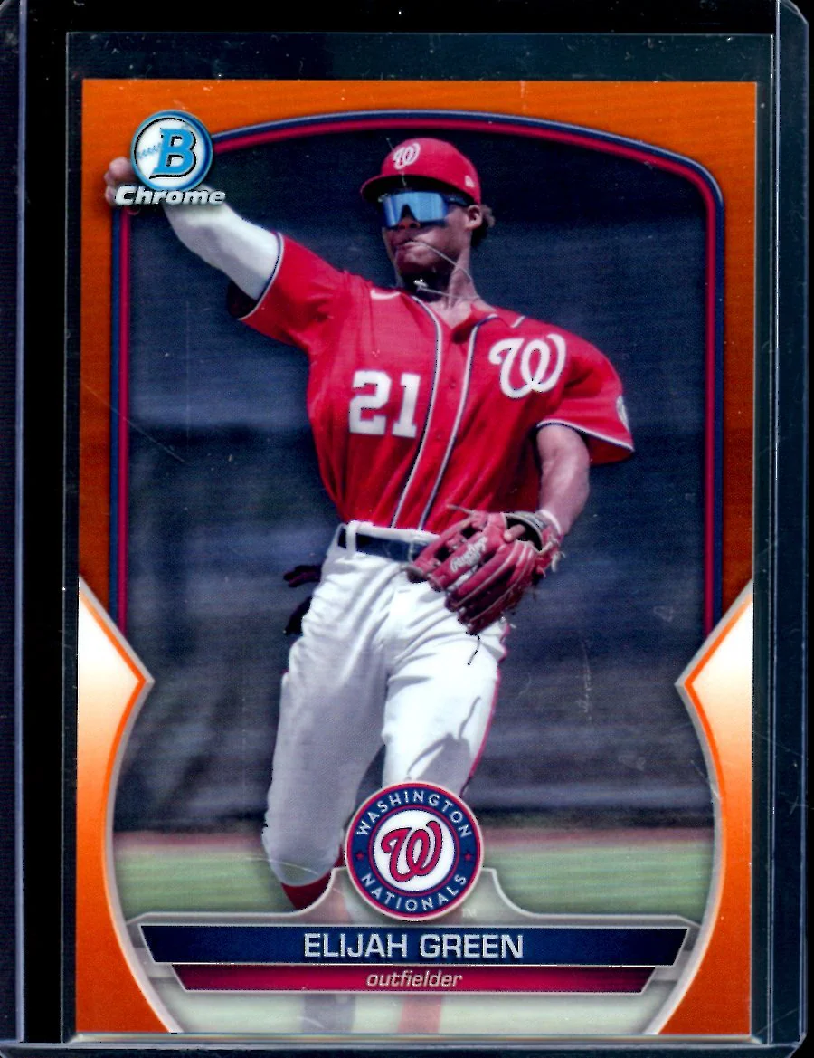 2023 Bowman Chrome Elijah Green Orange /25 Nationals