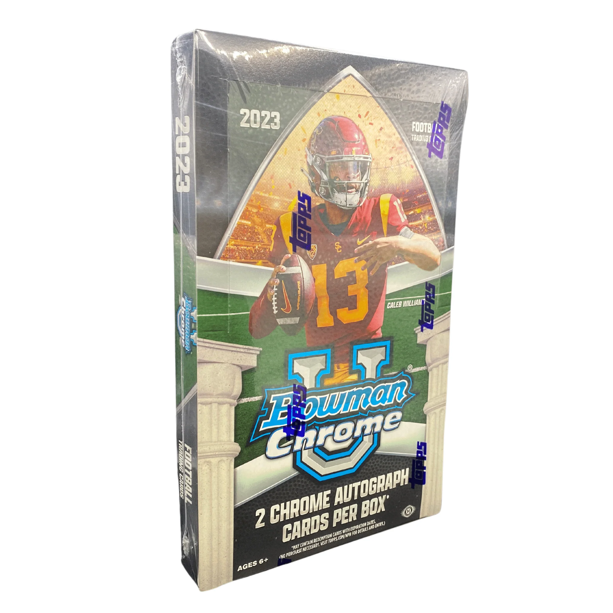 2023 Bowman Chrome University Football Hobby Box - Image 2