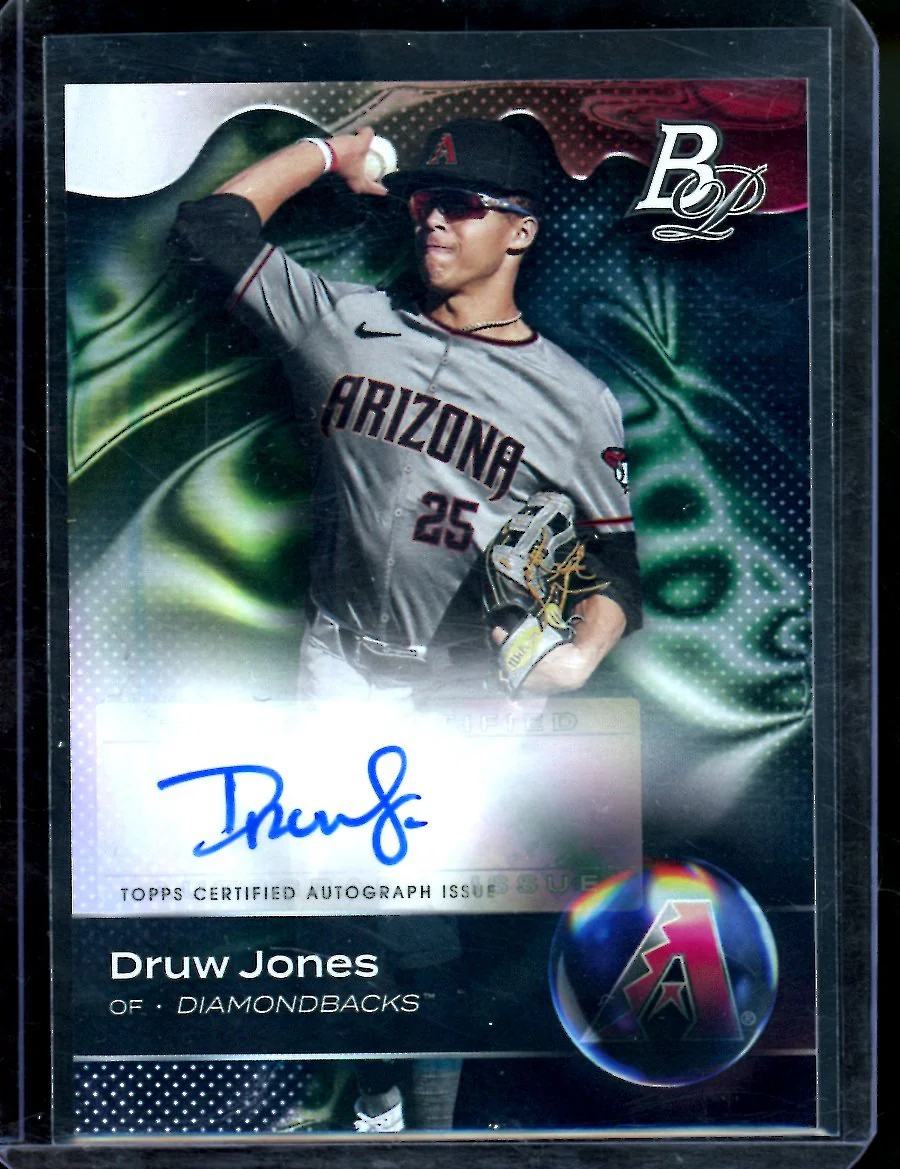 2023 Bowman Platinum Druw Jones Auto Diamondbacks