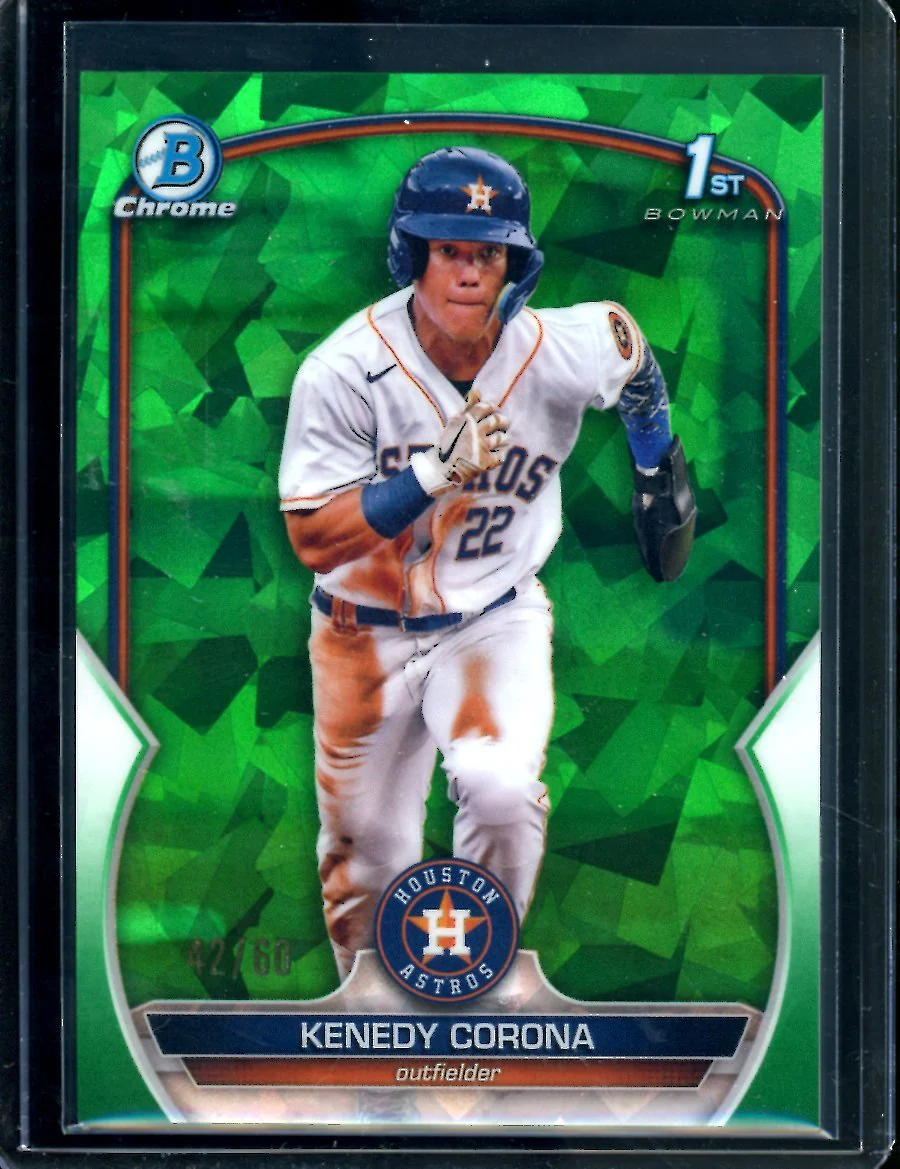 2023 Bowman Sapphire Kenedy Corona 1st Bowman Green /60 Astros