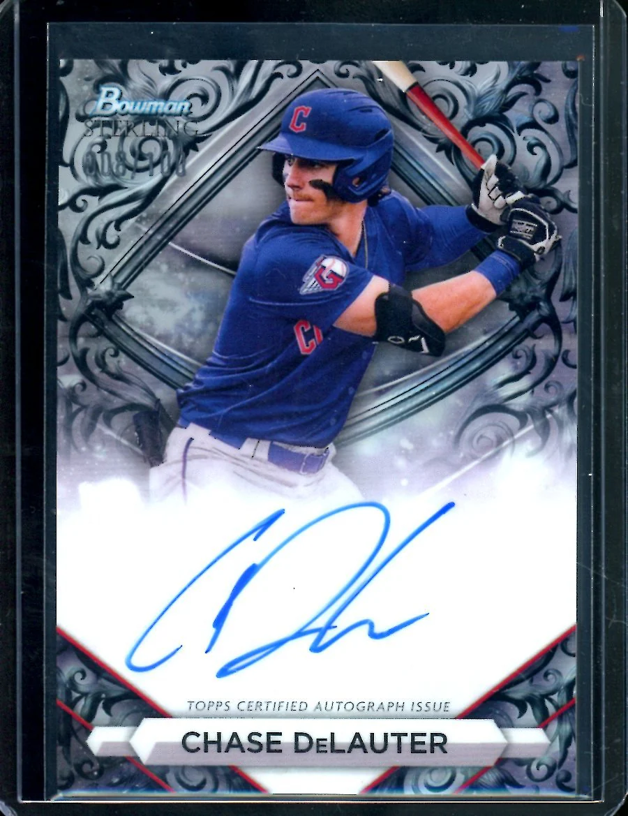 2023 Bowman Sterling Chase DeLauter Auto /100 Guardians