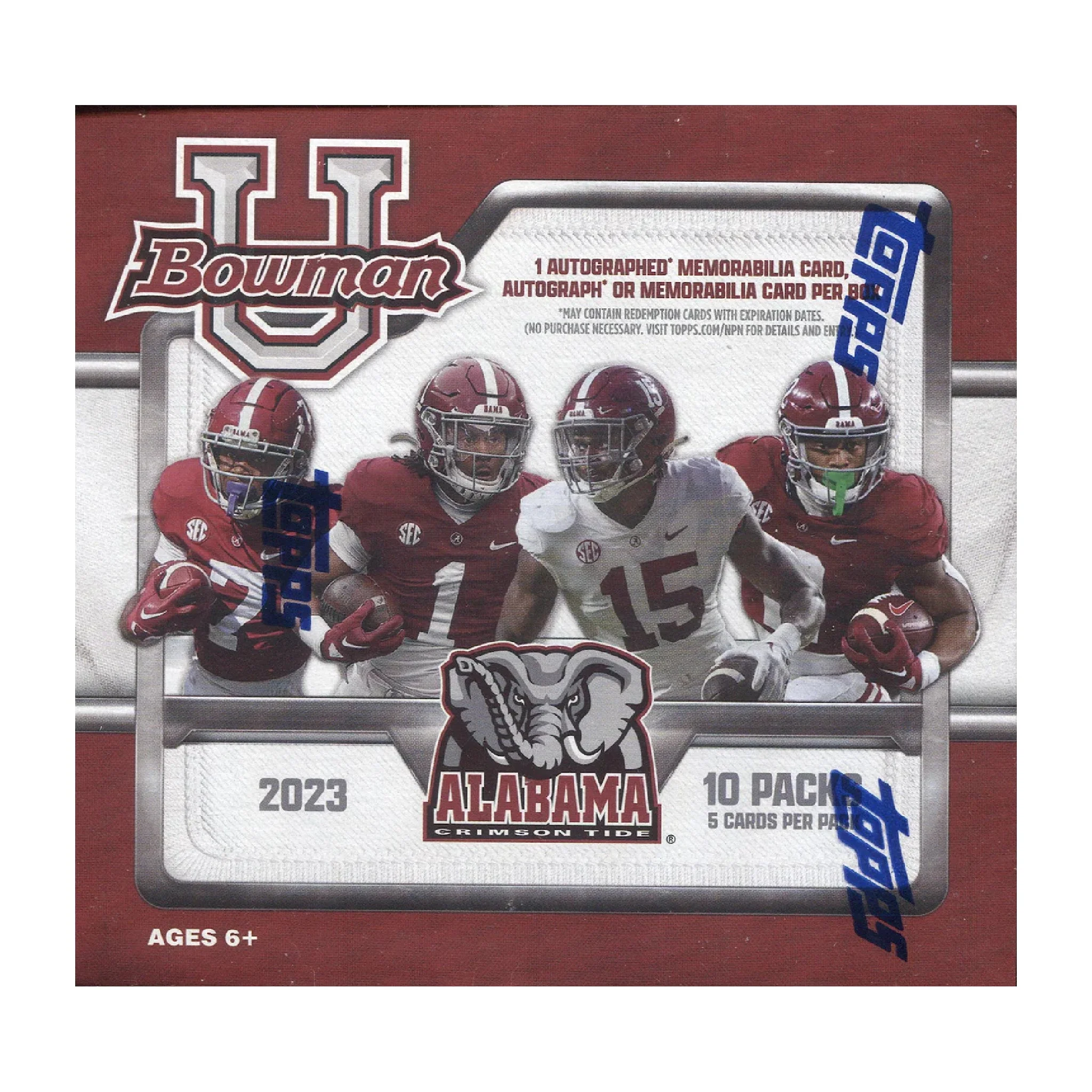 2023 Bowman University Alabama Football Hobby Box