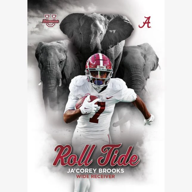 2023 Bowman University Alabama Football Hobby Box - Image 5