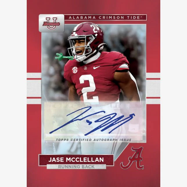 2023 Bowman University Alabama Football Hobby Box - Image 6