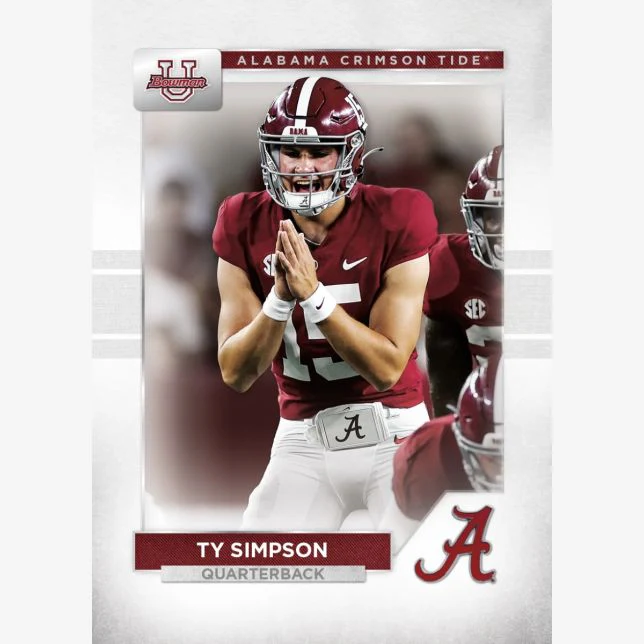 2023 Bowman University Alabama Football Hobby Box - Image 7