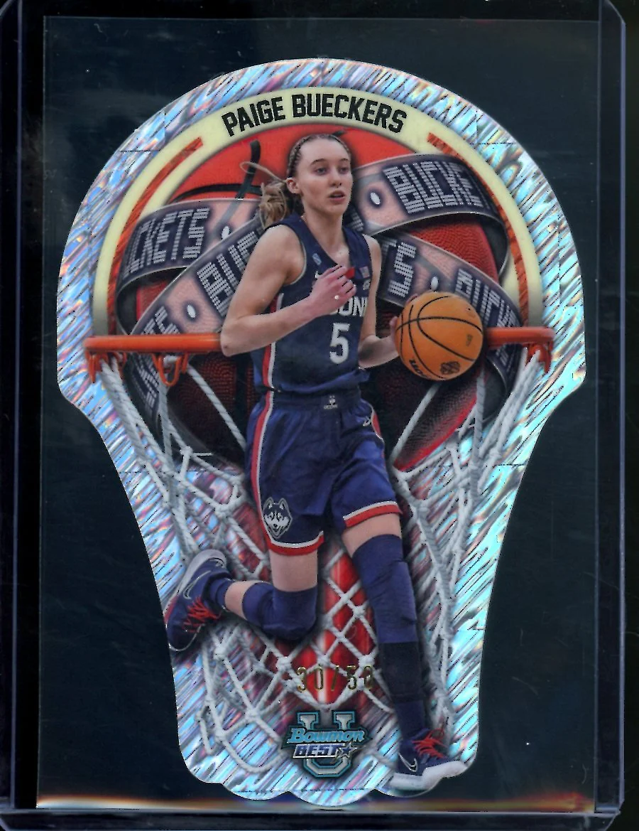 2023 Bowman University Best Paige Bueckers Buckets Die-Cut /50 UCONN