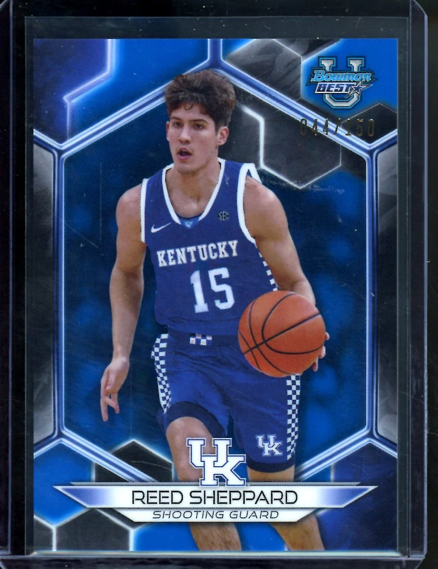 2023 Bowman University Best Reed Sheppard Blue /150 Kentucky