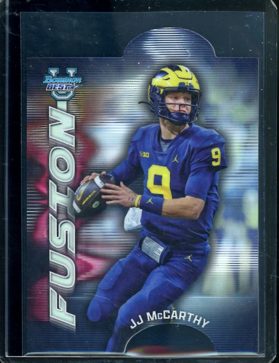 2023 Bowman's Best JJ McCarthy/Blake Corum Fusion Michigan
