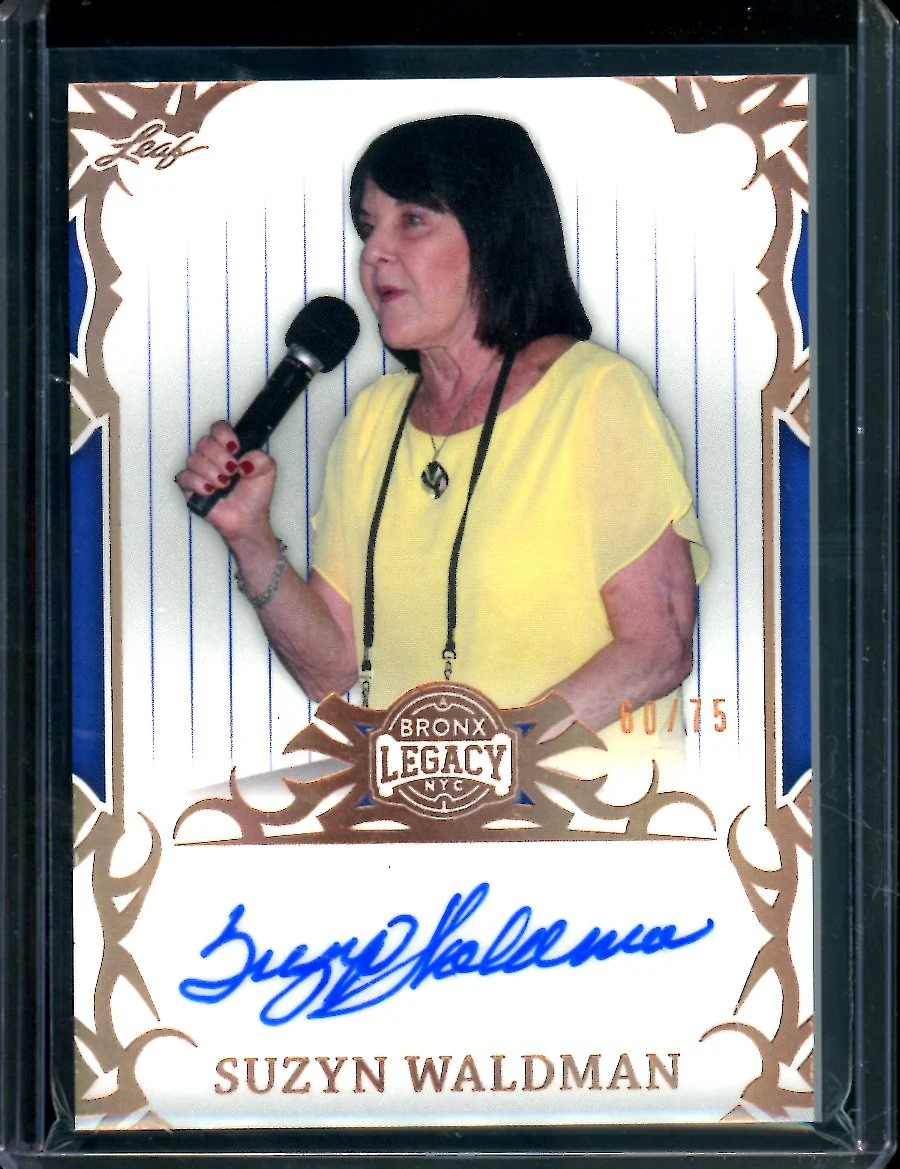 2023 Leaf Bronx Legacy Suzyn Waldman Auto /75 Yankees