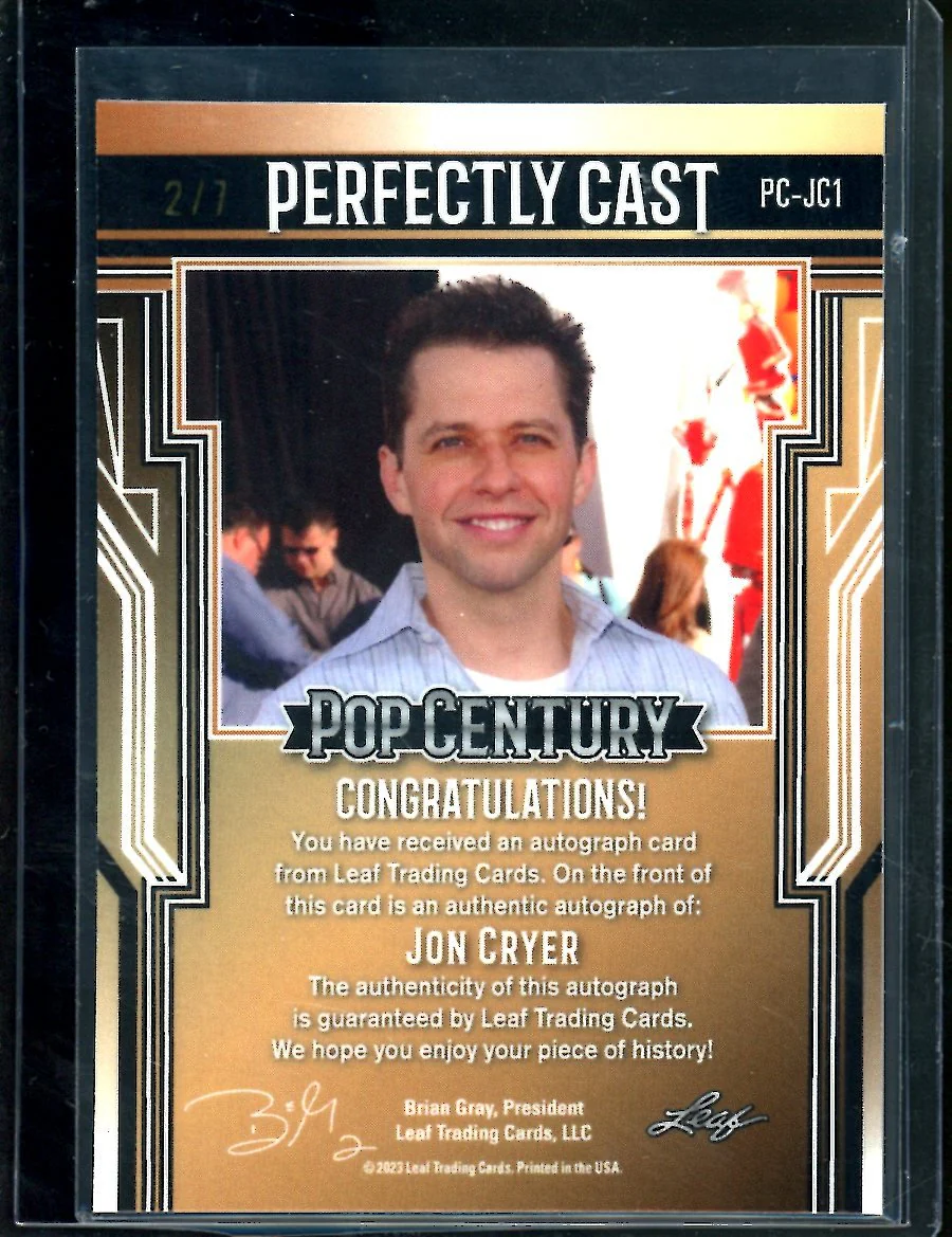 2023 Leaf Pop Century Jon Cryer Perfectly Cast Auto /7 - Image 2