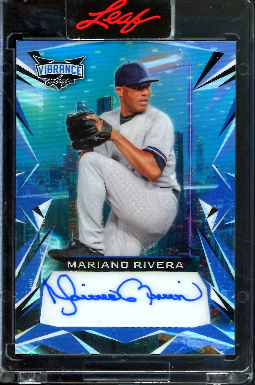 2023 Leaf Vibrance Mariano Rivera Auto /25 Yankees
