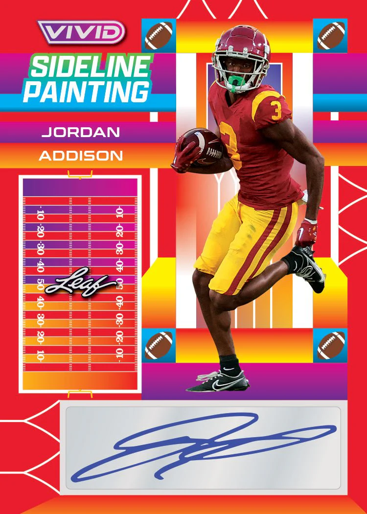 2023 Leaf Vivid Football Hobby Box - Image 12