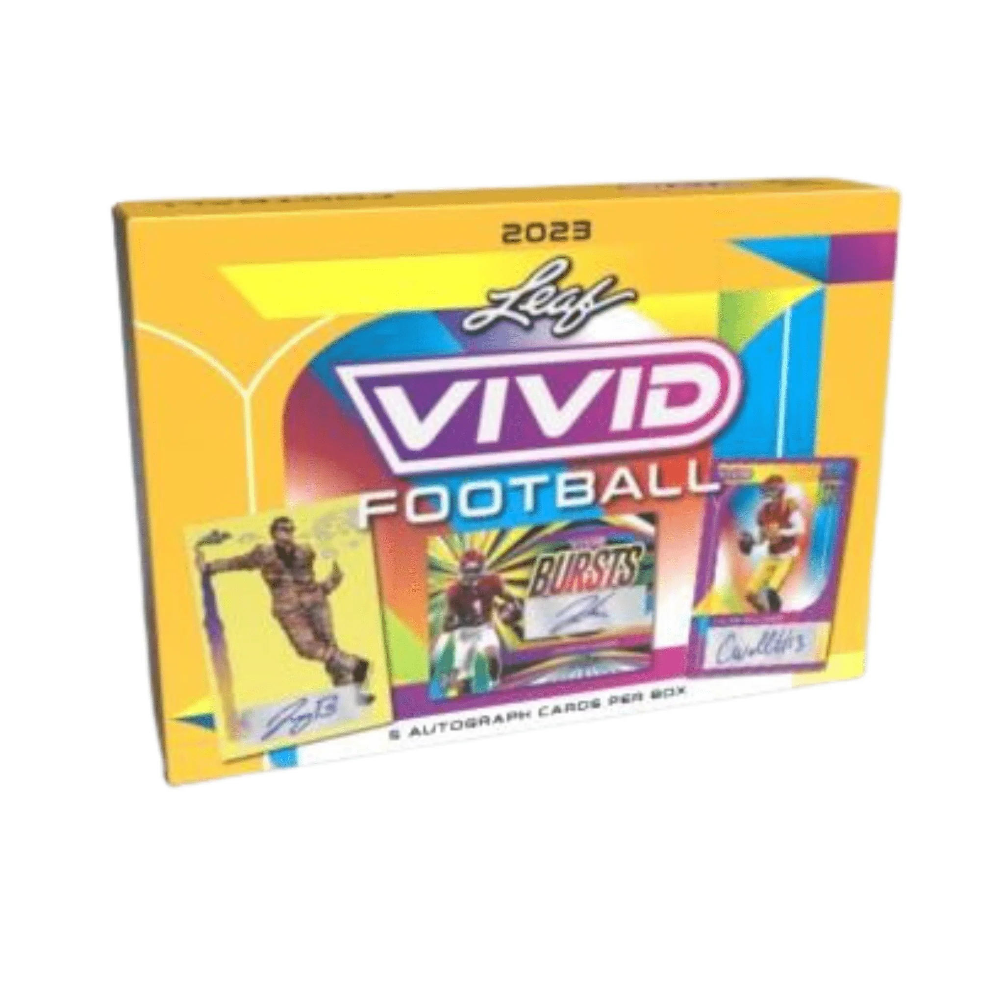 2023 Leaf Vivid Football Hobby Box - Image 2