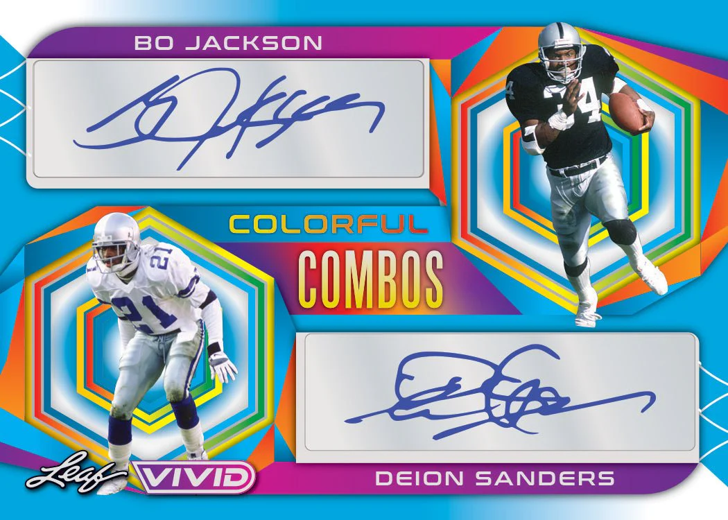 2023 Leaf Vivid Football Hobby Box - Image 4