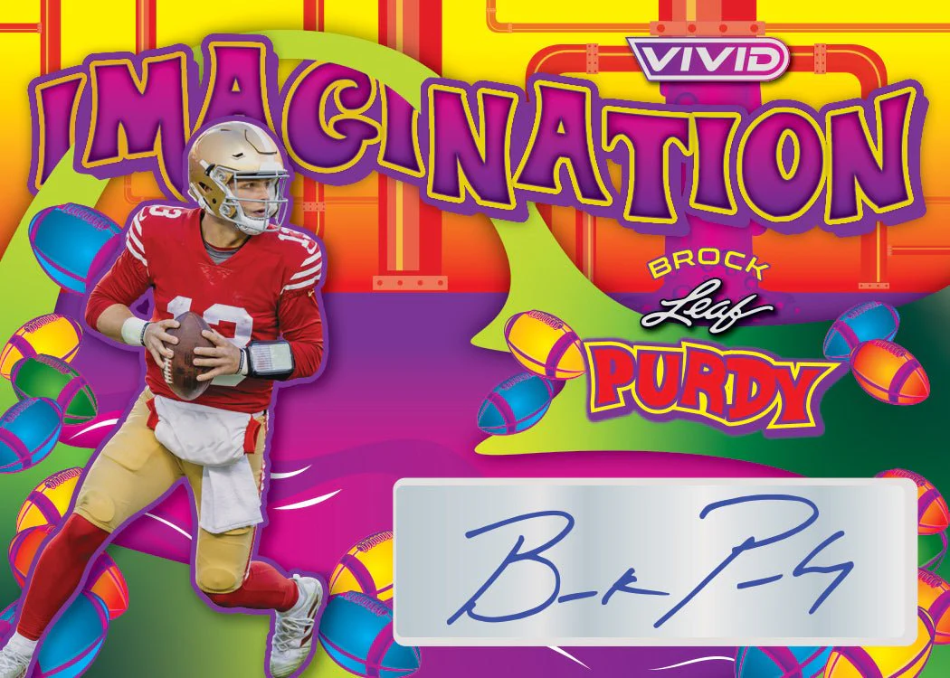 2023 Leaf Vivid Football Hobby Box - Image 5