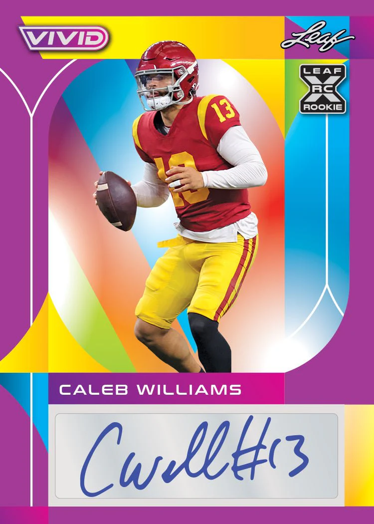 2023 Leaf Vivid Football Hobby Box - Image 6