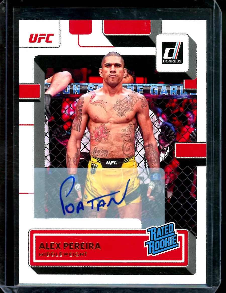 2023 Panini Donruss Alex Pereira Autograph UFC