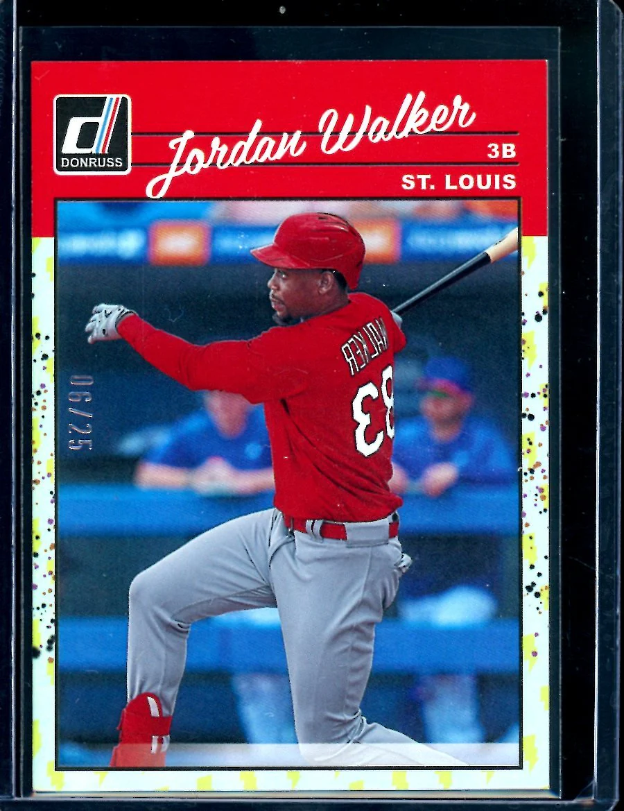 2023 Panini Donruss Jordan Walker /25 Cardinals