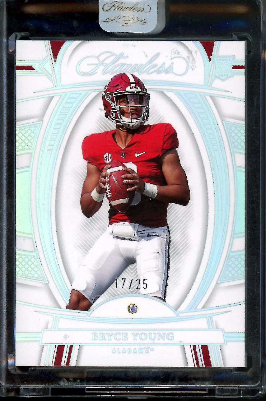 2023 Panini Flawless Collegiate Bryce Young Rookie Diamond /25 Alabama