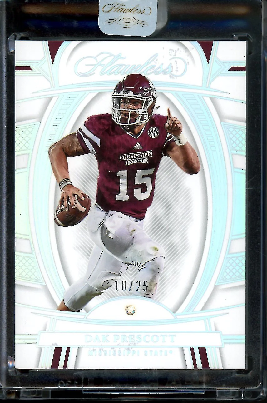 2023 Panini Flawless Collegiate Dak Prescott Diamond /25 Mississippi State