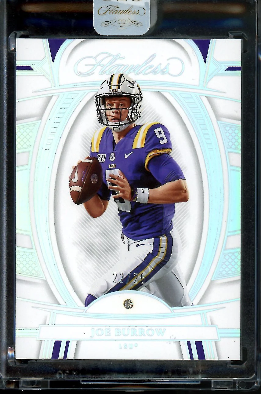 2023 Panini Flawless Collegiate Joe Burrow Diamond /25 LSU