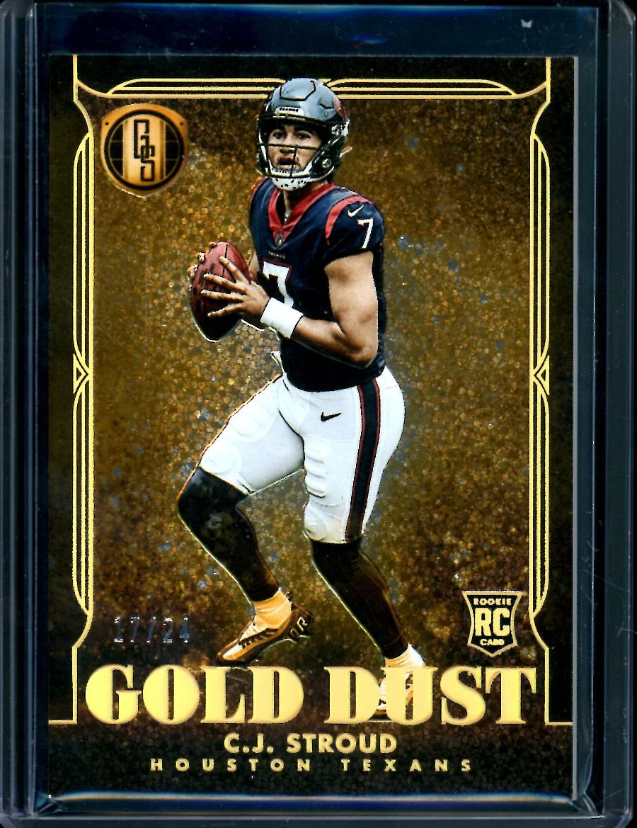2023 Panini Gold Standard C.J. Stroud Rookie Gold Dust /24 Texans