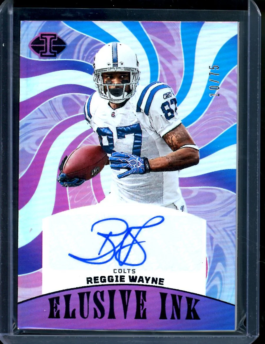 2023 Panini Illusions Reggie Wayne Elusive Ink Auto /75 Colts
