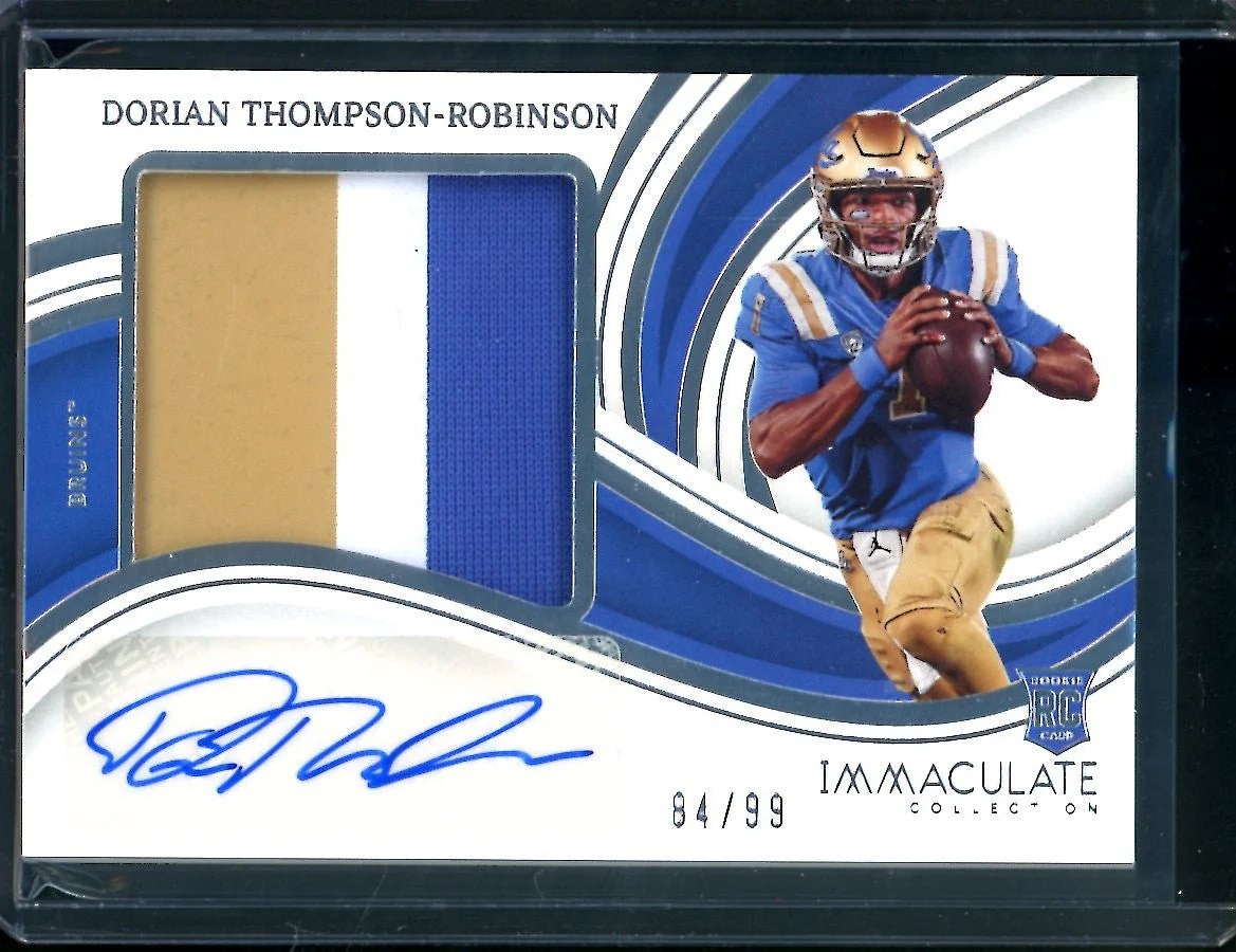 2023 Panini Immaculate Collegiate Dorian Thompson-Robinson Rookie RPA /99 UCLA