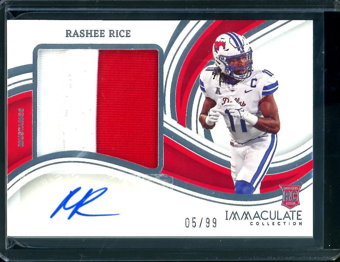 2023 Panini Immaculate Collegiate Rashee Rice Rookie RPA /99 SMU