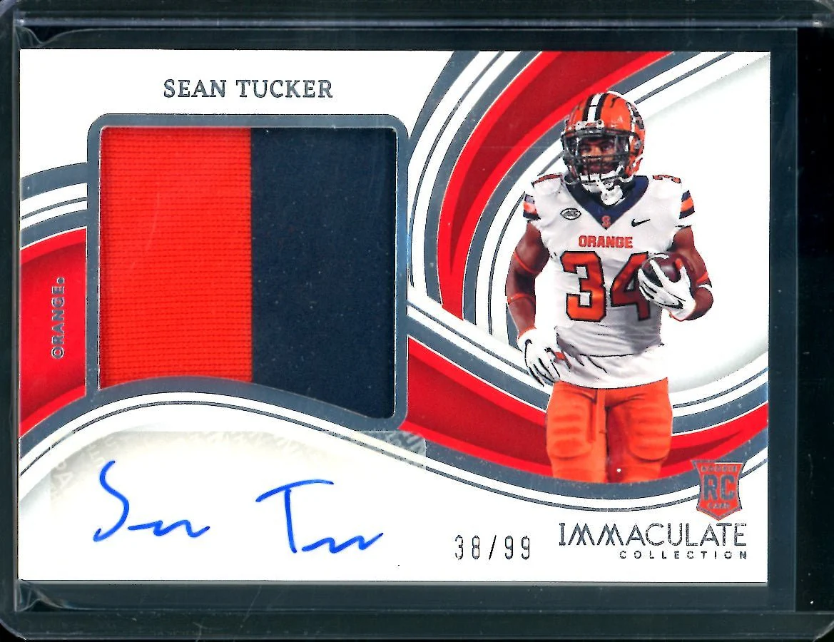 2023 Panini Immaculate Collegiate Sean Tucker Rookie RPA /99 Syracuse
