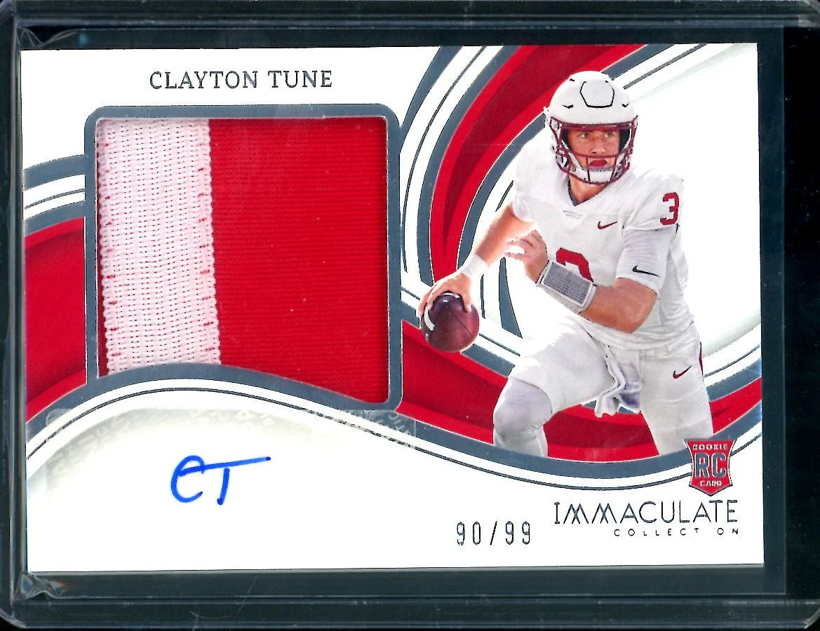 2023 Panini Immaculate Collgeiate Clayton Tune Rookie Rpa /99 Cardinals